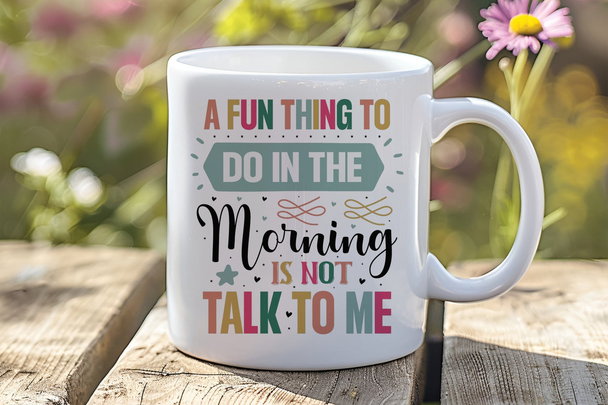 A Fun Thing to Do orca 11oz standard mug in white