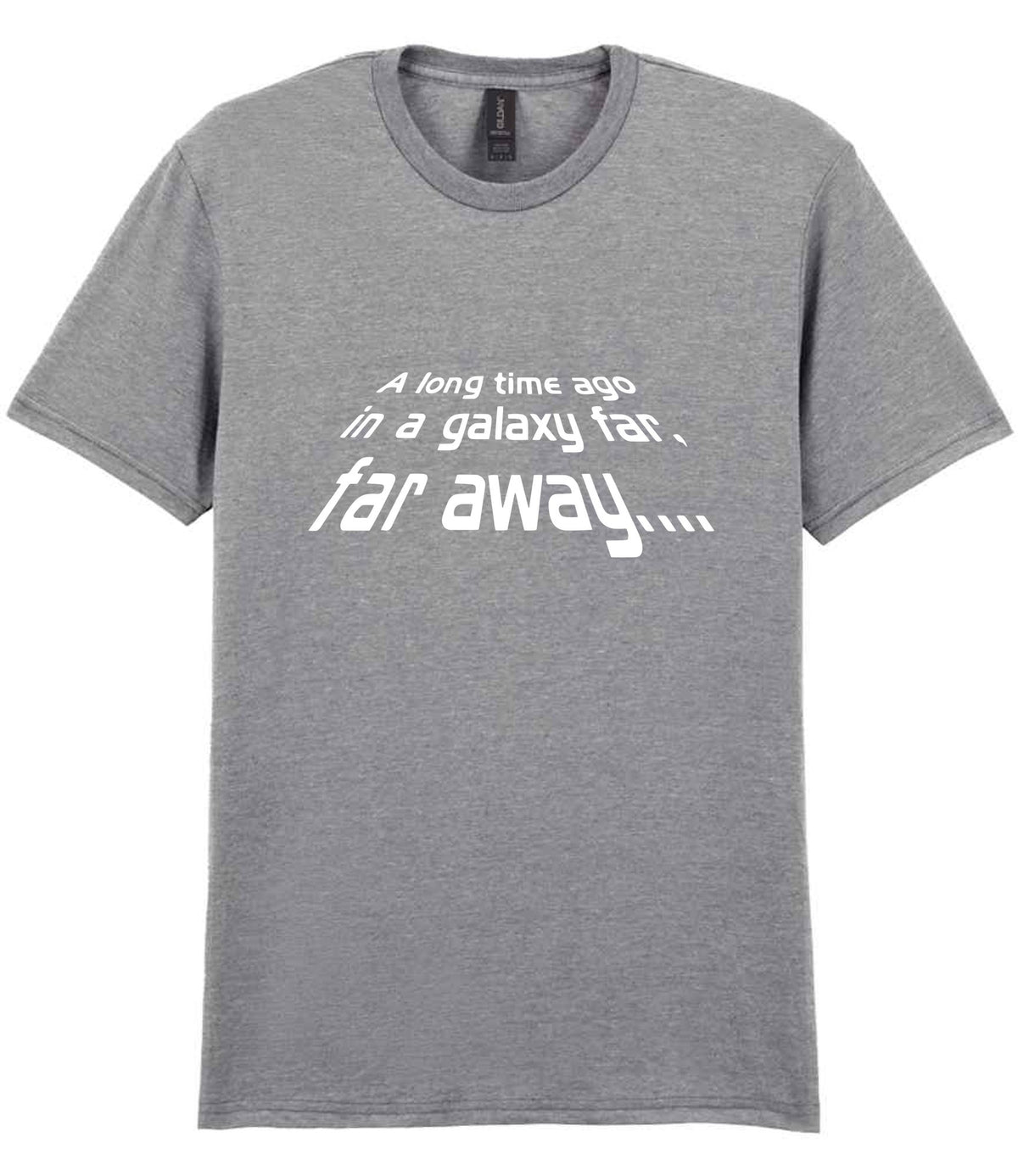A Long Time Ago in a Galaxy Far, Far Away.... t-shirt in sport grey