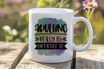 Adulting >> Really Is << Difficult Af orca 11oz standard mug in white