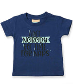 Ain't Nobody Got Time for Naps t-shirt in navy