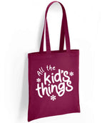 All the Kid's Things tote bag in burgundy