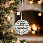 Awesome Coworker Reminder hanging decoration in standard