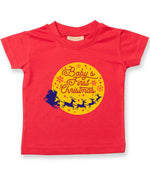 Baby's First Christmas t-shirt in red