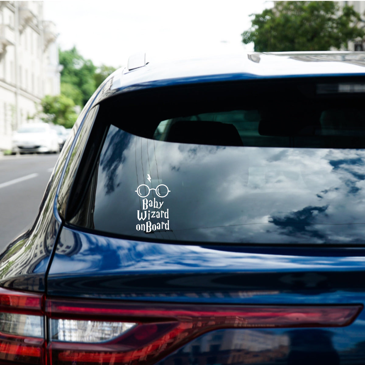 Baby Wizard on Board – Bumper Sticker in Dark