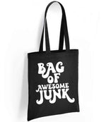 Bag of Awesome Junk tote bag in black