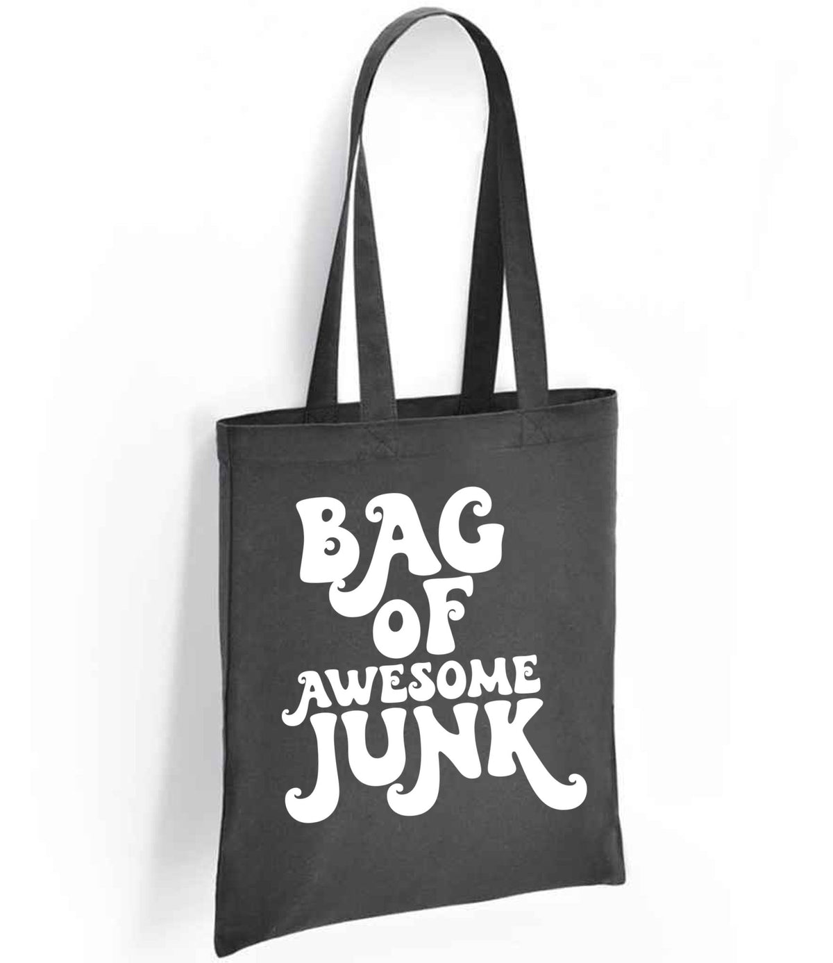 Bag of Awesome Junk tote bag in charcoal