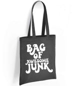 Bag of Awesome Junk tote bag in charcoal