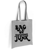 Bag of Awesome Junk tote bag in silver