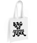 Bag of Awesome Junk tote bag in white