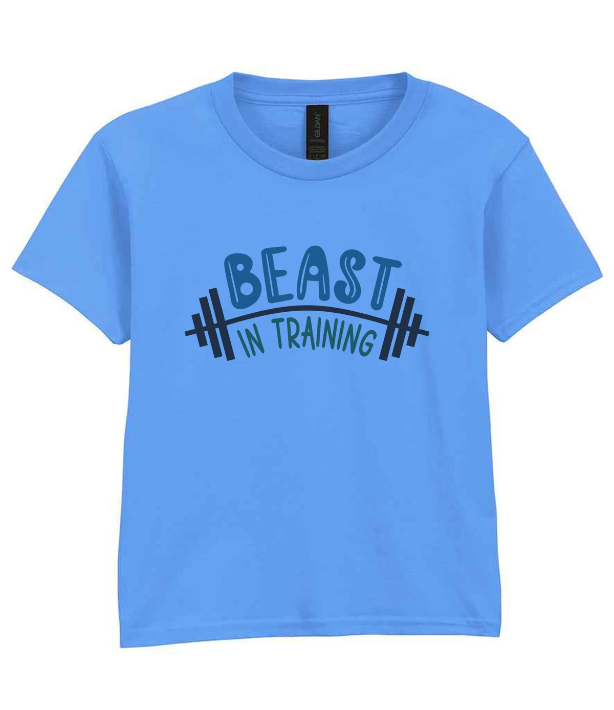 Beast in Training t-shirt in carolina blue