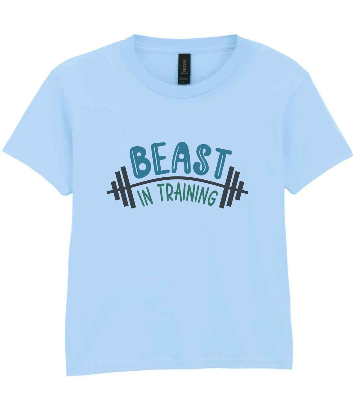 Beast in Training t-shirt in light blue