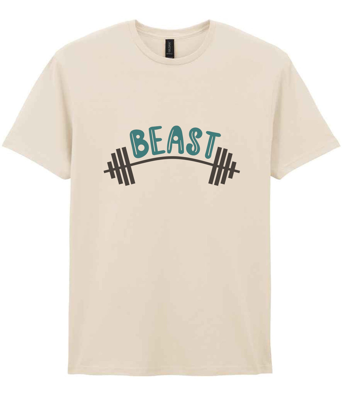Dad piece of the Beast Matching Set for Dad and Kid - Fitness Mini Me Matching Outfits in Natural