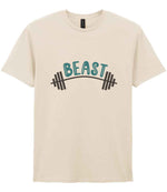 Dad piece of the Beast Matching Set for Dad and Kid - Fitness Mini Me Matching Outfits in Natural