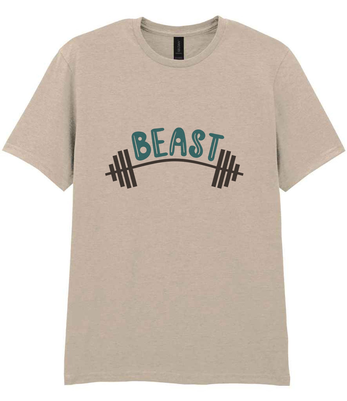 Dad piece of the Beast Matching Set for Dad and Kid - Fitness Mini Me Matching Outfits in Sand