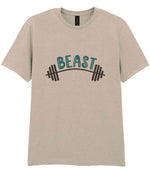 Dad piece of the Beast Matching Set for Dad and Kid - Fitness Mini Me Matching Outfits in Sand