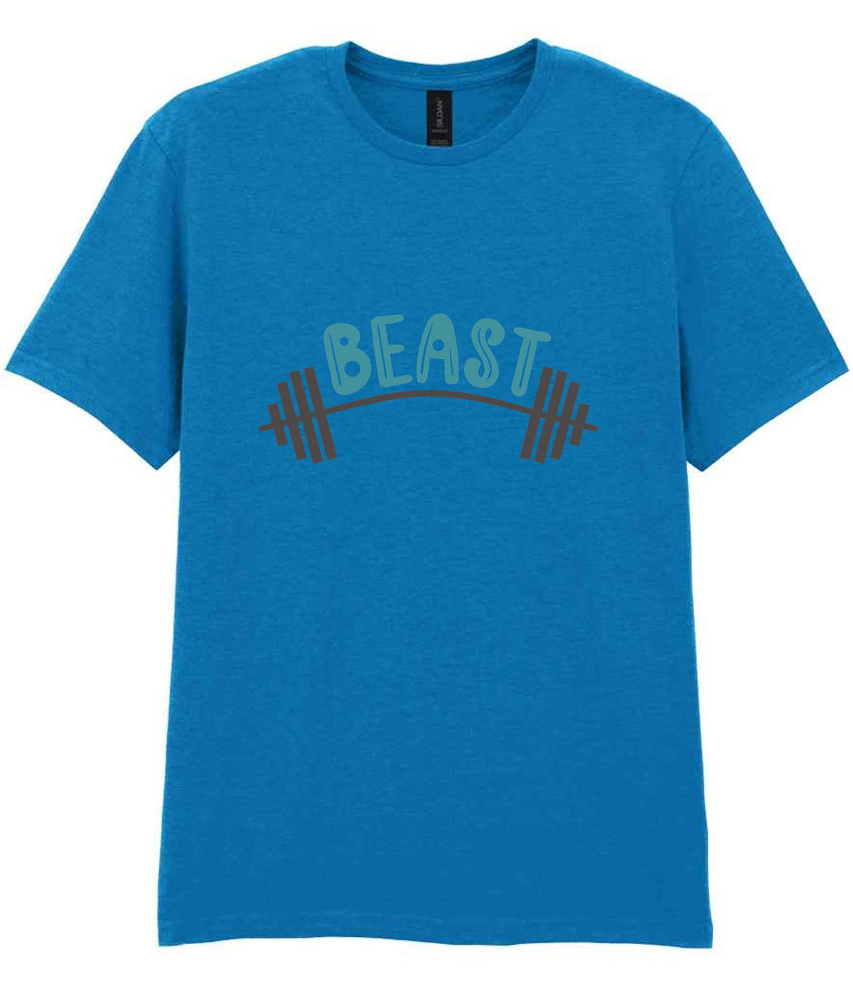 Dad piece of the Beast Matching Set for Dad and Kid - Fitness Mini Me Matching Outfits in Sapphire Blue
