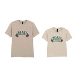 Beast Matching Set for Dad and Kid - Fitness Mini Me Matching Outfits in Sand