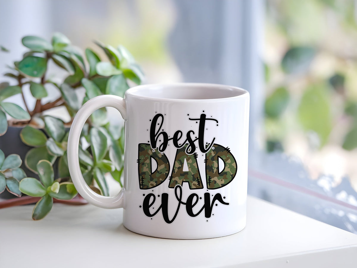 Best DAD Ever standard mug in white