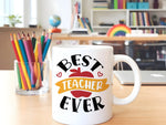Best Teacher Ever orca 11oz standard mug in white