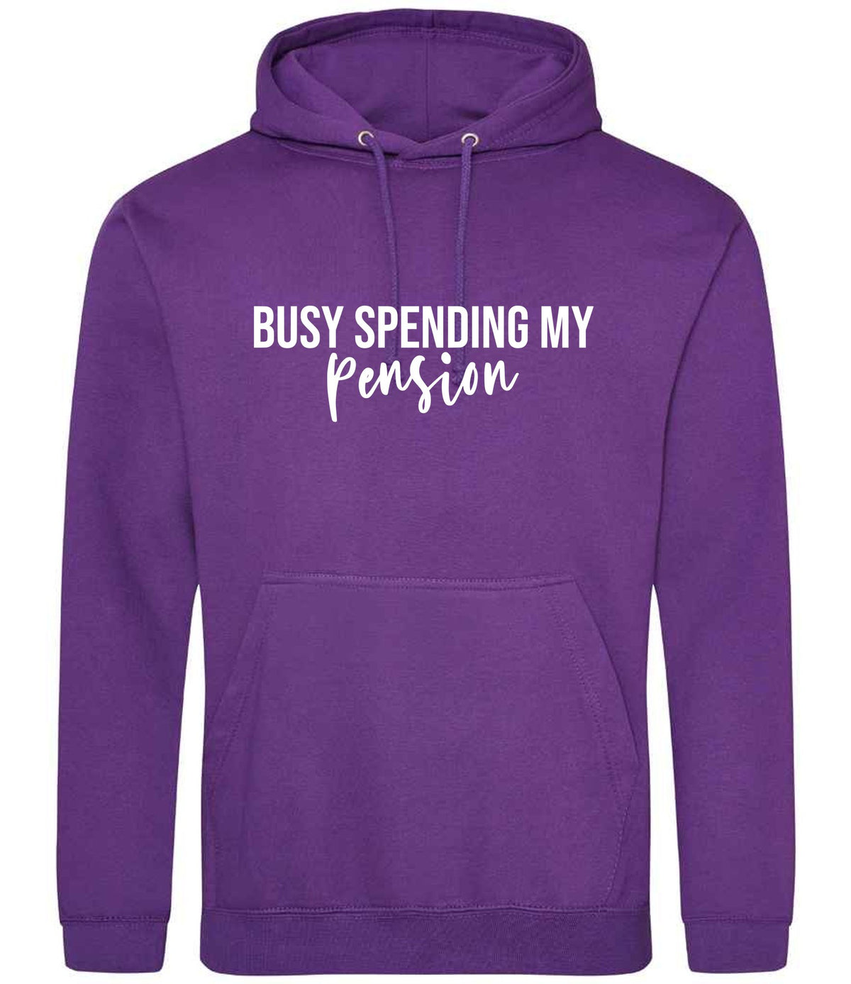 BUSY SPENDING MY Pension hoodie in purple