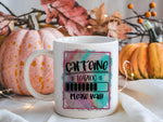 Caffeine LOADING Please Wait! standard mug in white