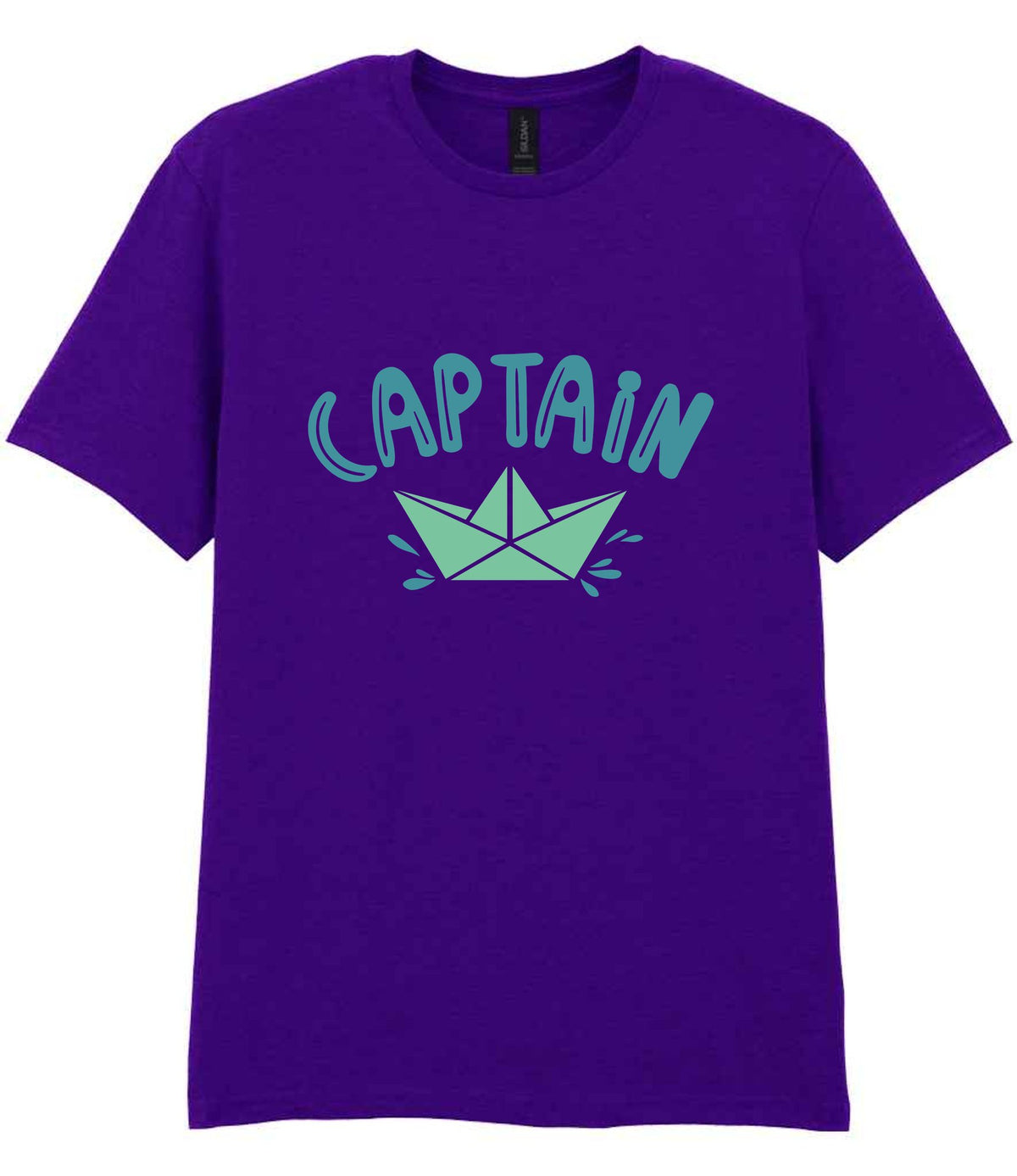 Adult piece of the Captain & First Mate Matching Set – Adult and Baby Matching Outfits in Purple