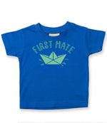 Baby piece of the Captain & First Mate Matching Set – Adult and Baby Matching Outfits in Royal Blue