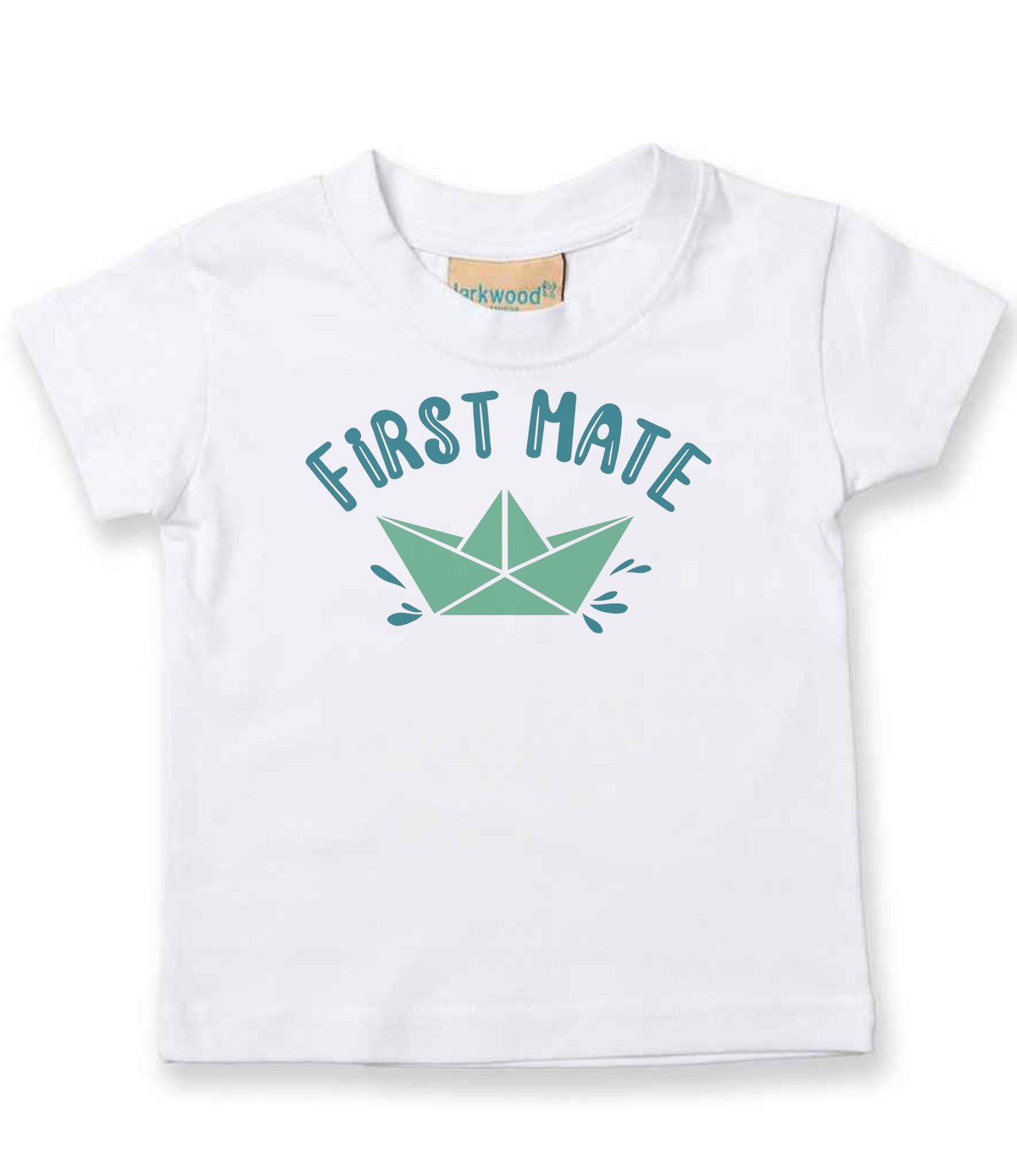 Baby piece of the Captain & First Mate Matching Set – Adult and Baby Matching Outfits in White