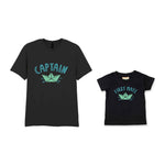 Captain & First Mate Matching Set – Adult and Baby Matching Outfits in Black
