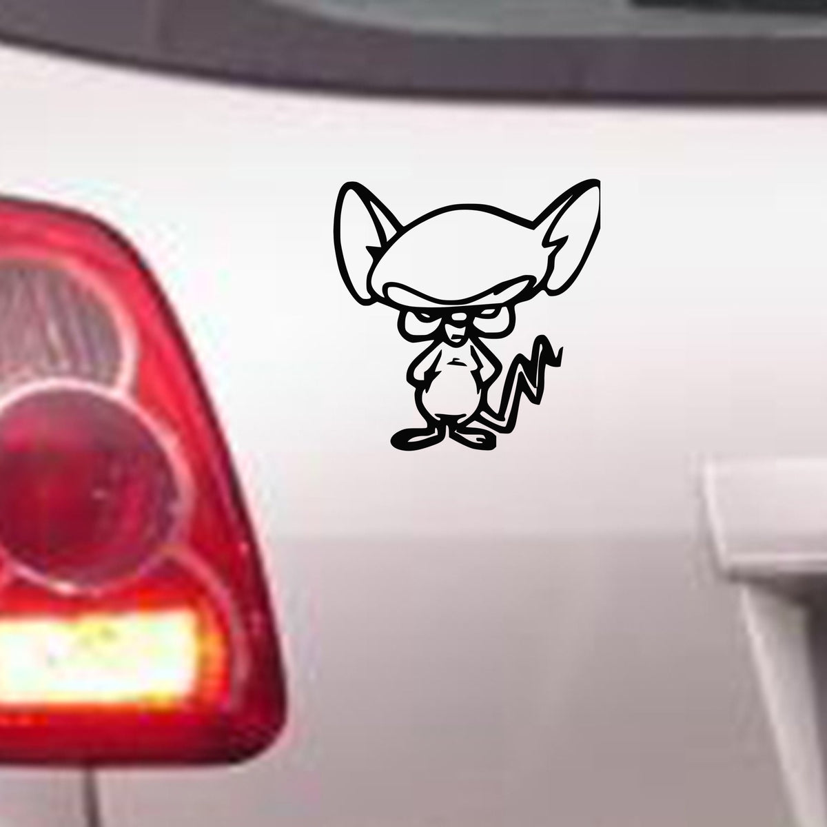 Cartoon Mouse Character bumper sticker in standard