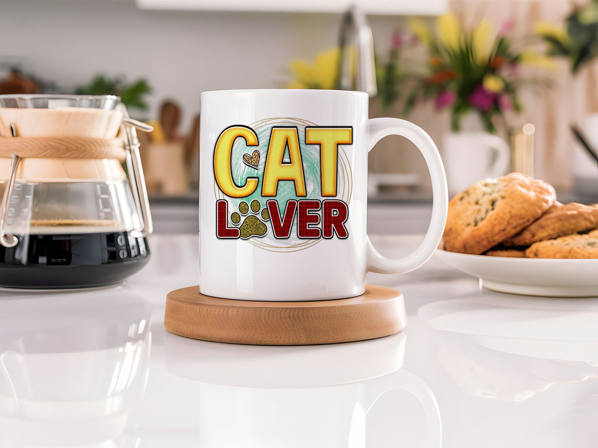 Cat Lover standard mug in white