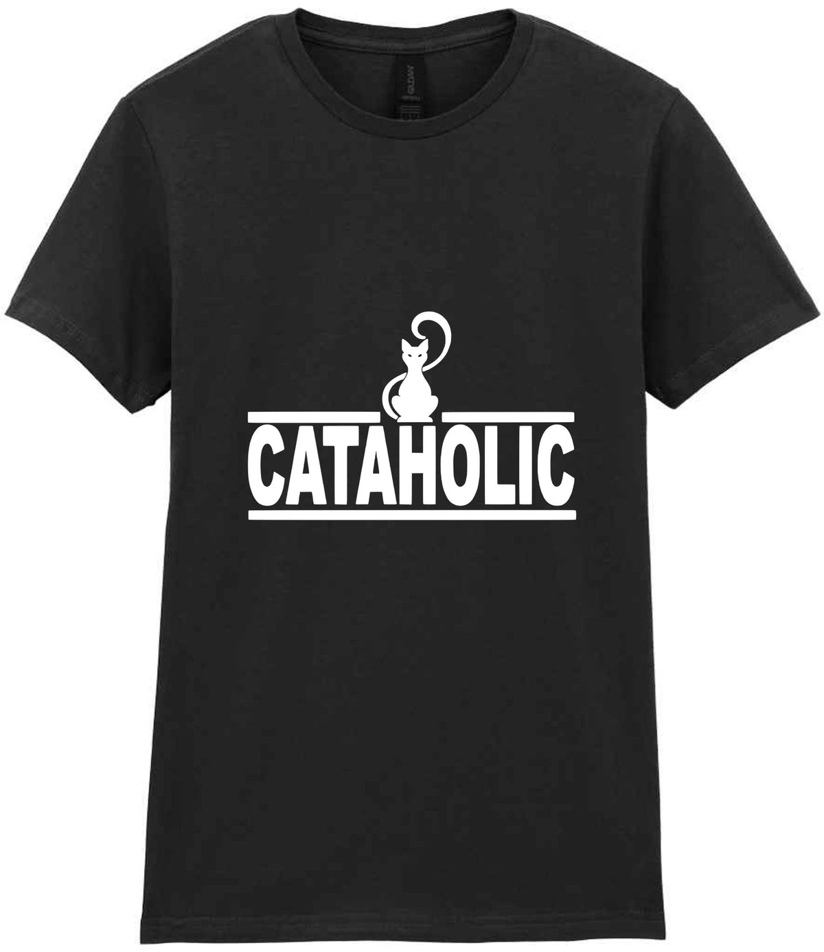 Cataholic t-shirt in black