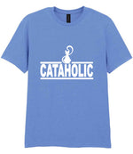 Cataholic t-shirt in carolina blue