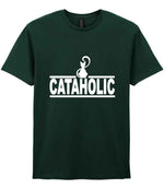 Cataholic t-shirt in forest green