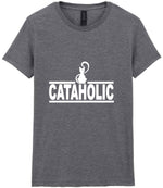 Cataholic t-shirt in graphite heather