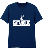 Cataholic t-shirt in navy