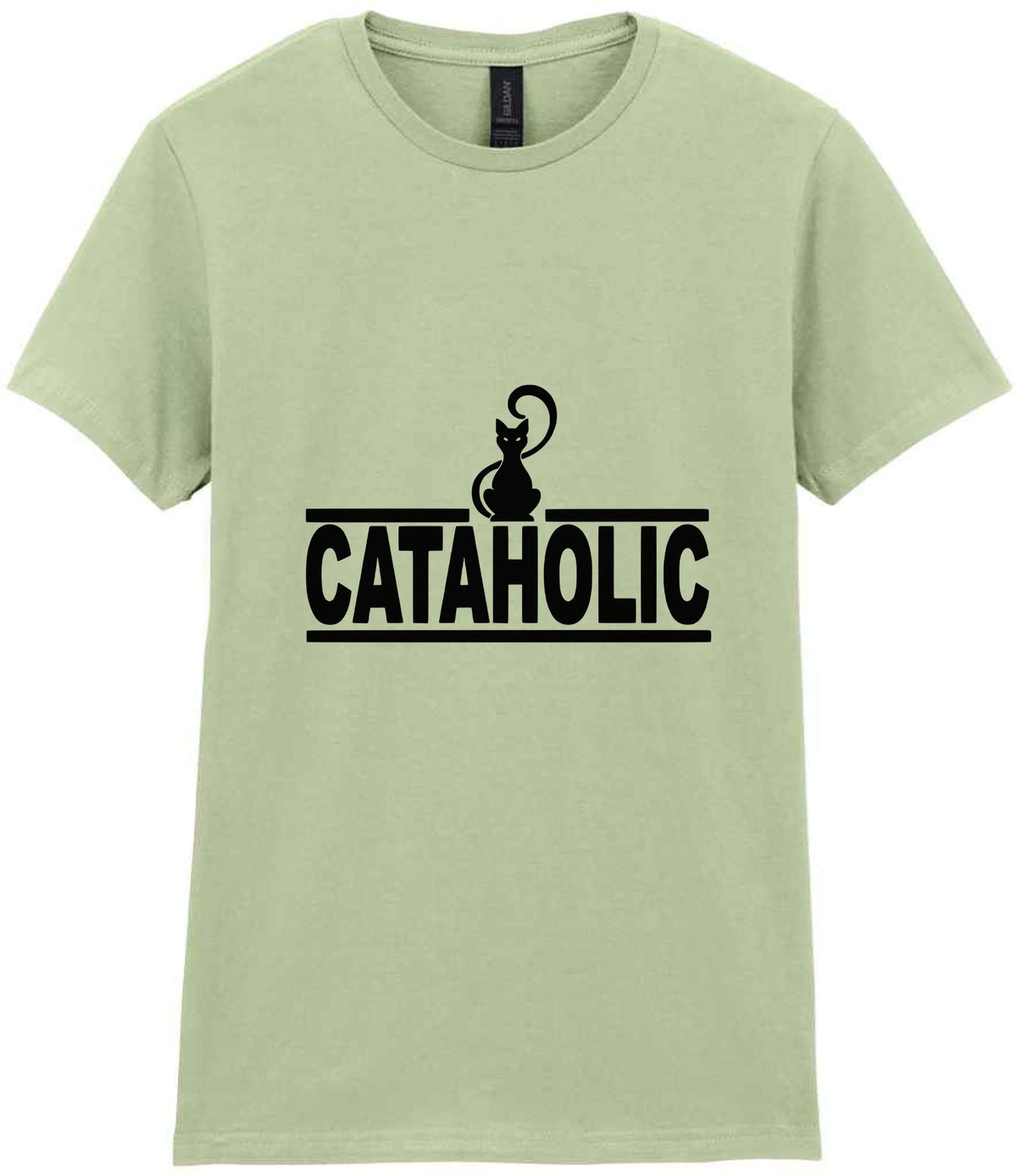 Cataholic t-shirt in pistachio