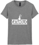Cataholic t-shirt in sport grey