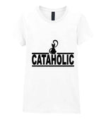 Cataholic t-shirt in white