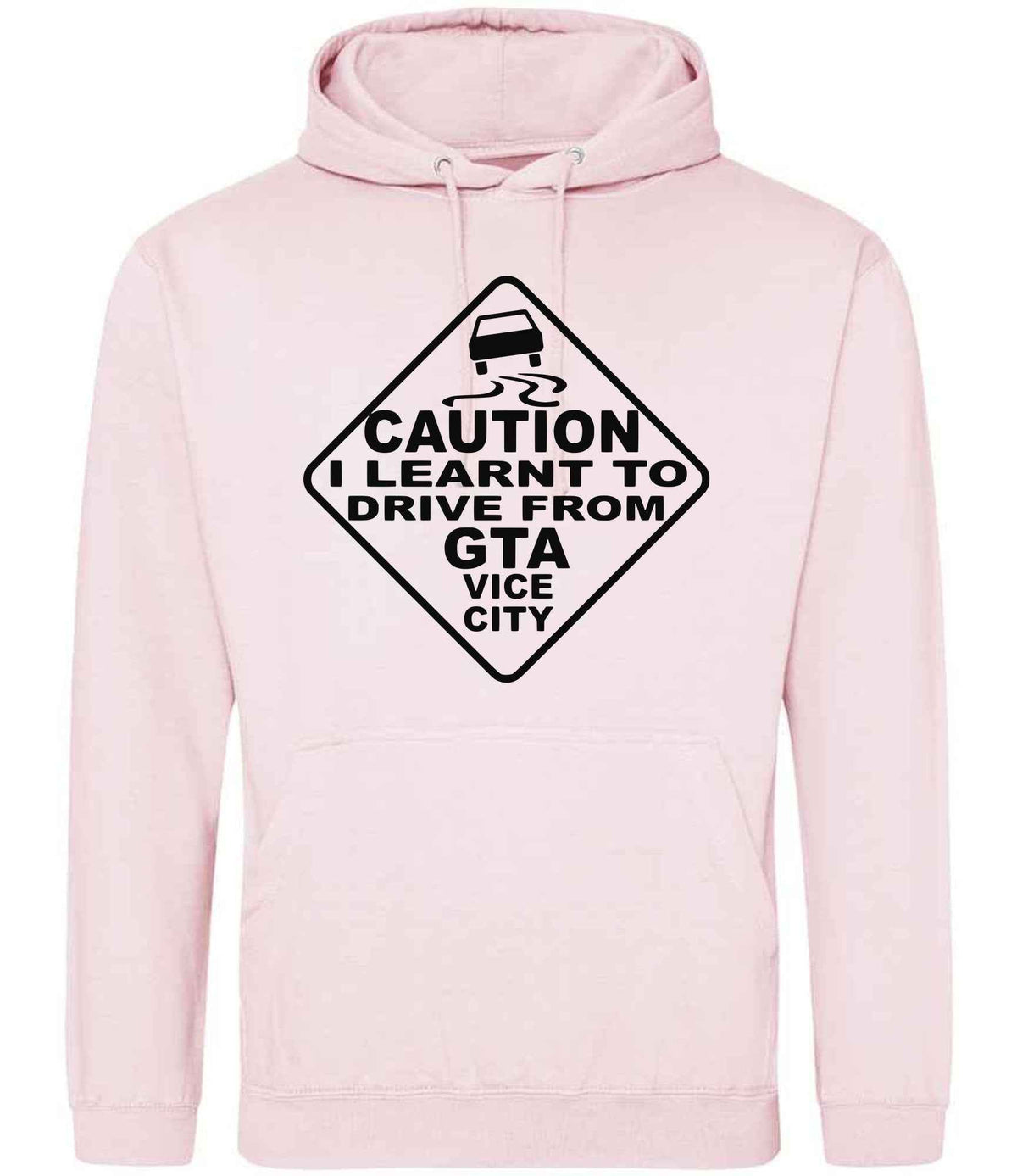 Caution I Learnt to Drive From Gta Vice City – Unisex Hoodie