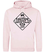 Caution I Learnt to Drive From Gta Vice City – Unisex Hoodie
