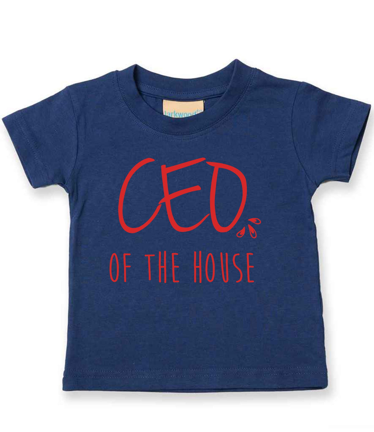 Ceo of the House – Baby T-Shirt in Navy with Red vinyl