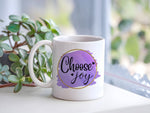 Choose Joy standard mug in white