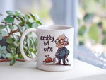 Crabby but Cute standard mug in white