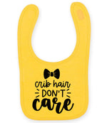 Crib Hair DON'T Care – Larkwood Baby/Toddler Bib in Sunflower