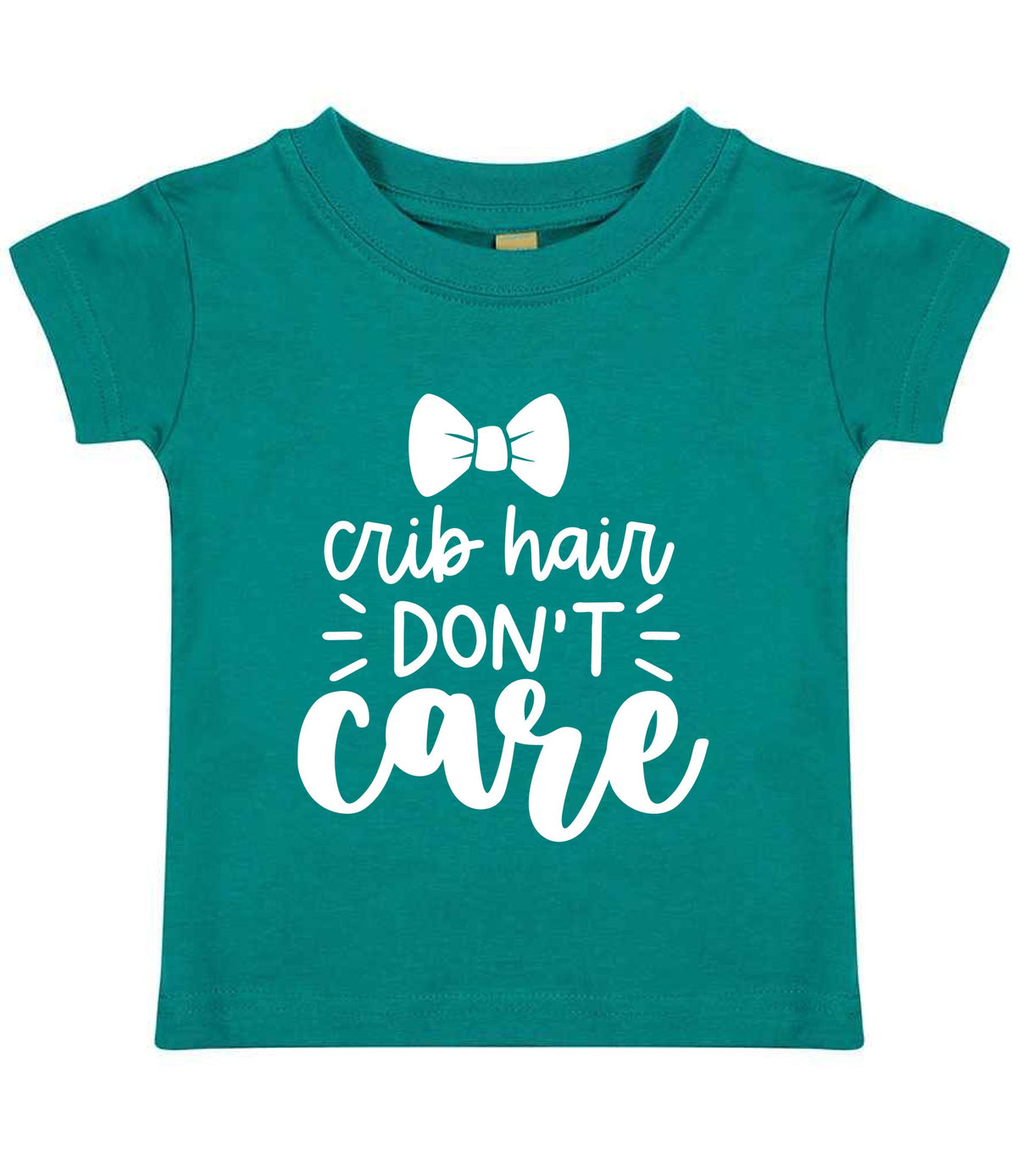 Crib Hair DON'T Care t-shirt in jade