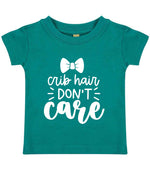 Crib Hair DON'T Care t-shirt in jade