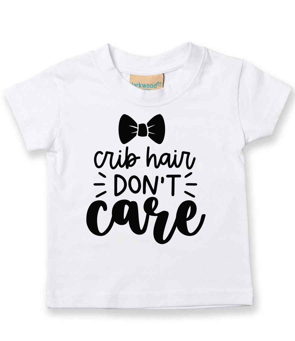 Crib Hair DON'T Care t-shirt in white