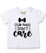 Crib Hair DON'T Care t-shirt in white