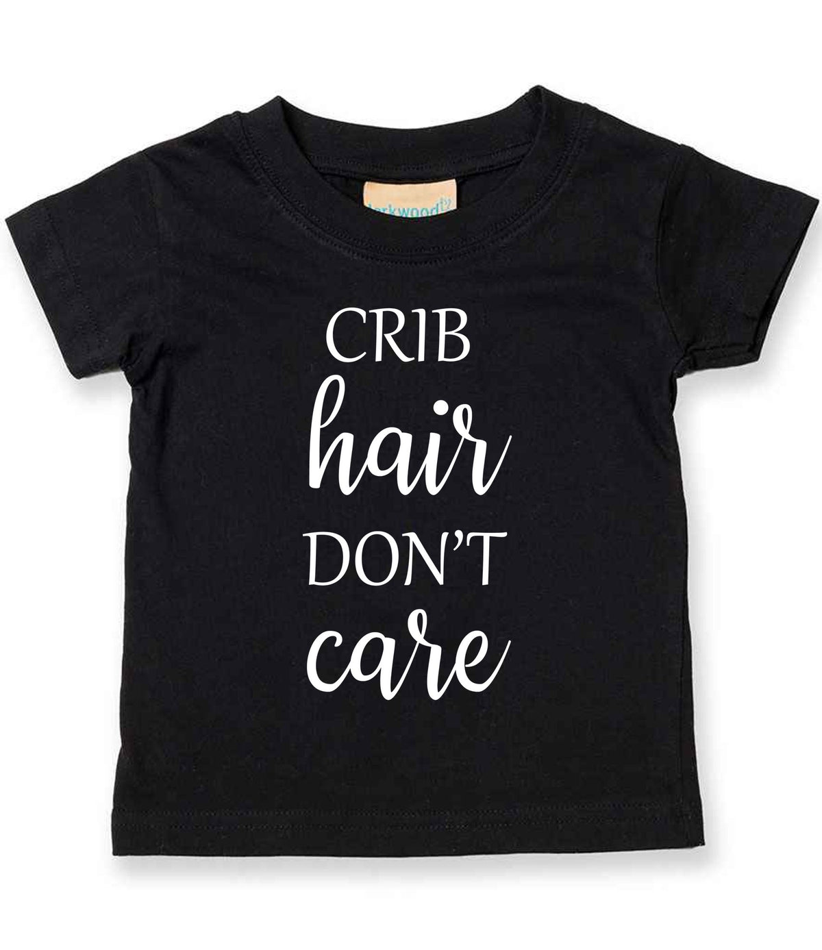 CRIB Hair DON'T Care t-shirt in black